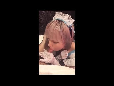 ❤️ Japanese Idol [mayuka], French maid costume, part 1, blowjob and jerk off with lotion Kanema wakugonana pa ife ❌️